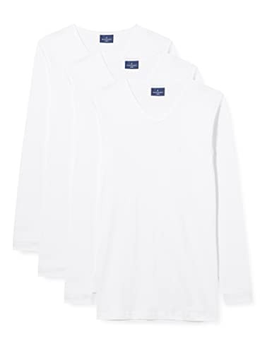 Navigare 114 (Pacco Da 3), Maglia intima a maniche lunghe Uomo, Bianco (White), S confezione da 3 - Home Shopping Italia