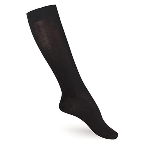 MERITEX - Calza donna lunga Pied de Poule - 36/41, Grigio