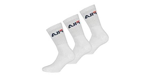 Fila tennis socks with logo bands, terry, unisex, 6 pairs (1 pack of 3 pairs) - Home Shopping Italia