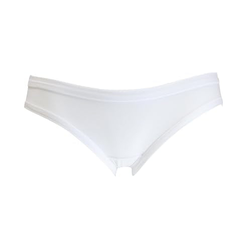 Cotonella 6 Slip Brasiliana Cotone Elasticizzato Vita Bassa Art.3942 (3, Bianco) - Home Shopping Italia