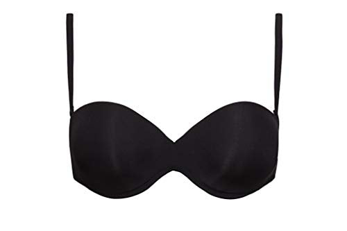 SIèLEI Reggiseno Fascia 1570 New (4 IT 85 D 95 F 38 UK, Nero) - Home Shopping Italia