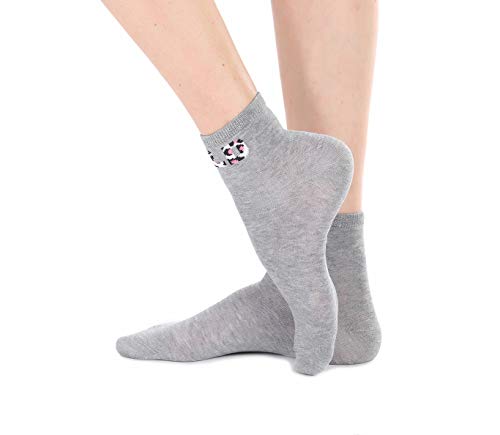 MERITEX - Calza donna Fantasia - 36/41, Grigio Chiaro