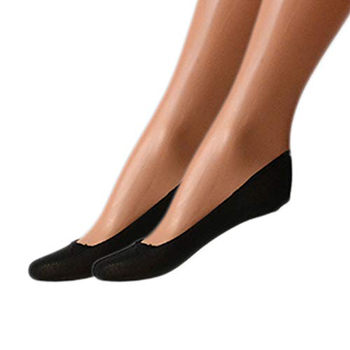 Marina Yachting 12 paia di sanette salvapiede donna in cotone elasticizzato sottile e fresco con antiscivolo in silicone sul tallone.