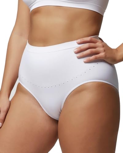POMPEA guaina donna slip comfort size in microfibra art. 89624249 (XXL, bianco)