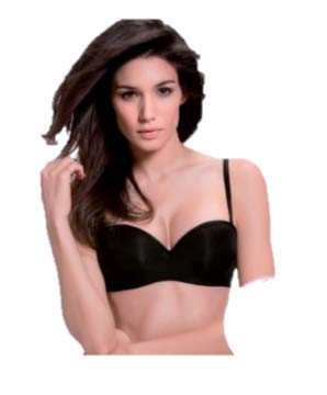 Love&Bra Reggiseno Fascia Imbottita Tiziana (3 IT 80 EU 95 F 36 UK, Skin) - Home Shopping Italia