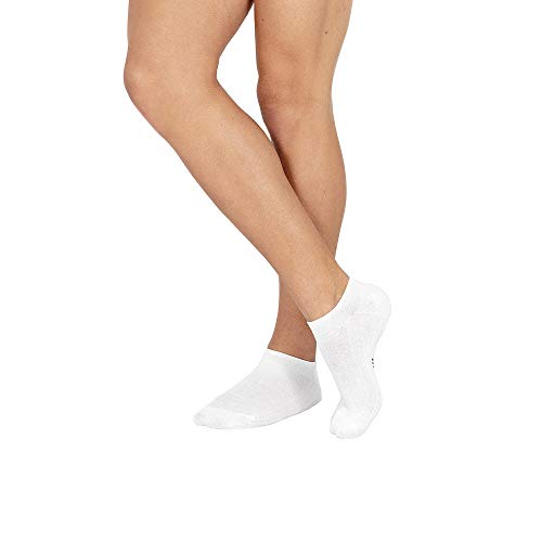 POMPEA Pack 6 Paia Fantasmini Uomo Blu Nero Bianco Cotone