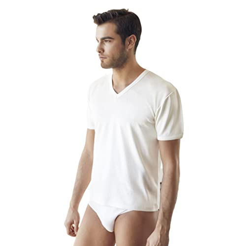 NOTTINGHAM T-Shirt Lana e Cotone Manica Corta Art. TV16 (M) - Home Shopping Italia