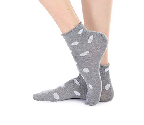 MERITEX - Calza donna Fantasia - 36/41, Grigio Chiaro