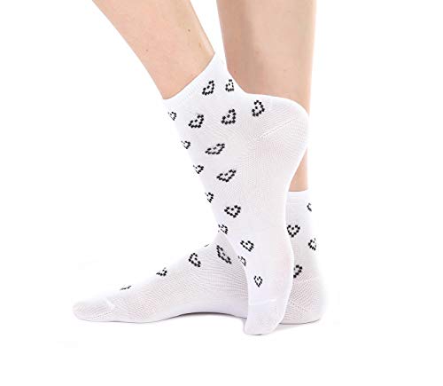 MERITEX - Calza donna Fantasia - 36/41, Bianco