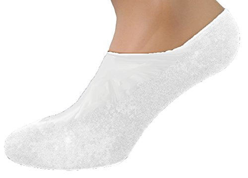 MERITEX 6 paia salvapiede uomo filo di scozia con silicone nel tallone art. 658 (S (35-38), bianco) - Home Shopping Italia