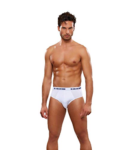 il granchio Slip Uomo in Cotone Elastico Esterno, Offerta 6 e 12 Pezzi, Slip Uomo in Cotone Elasticizzato (12 Pezzi 4NERO-4BLU-4GRIGIO, 7-XXL-54) - Home Shopping Italia