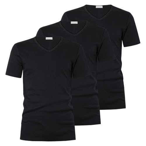 Liabel T-Shirt 2828-53 Uomo Scollo a V Caldo Cotone. Conf. 3pz. Nero XL - Home Shopping Italia