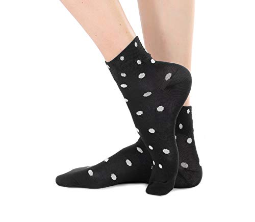MERITEX - Calza donna Fantasia - 36/41, Nero