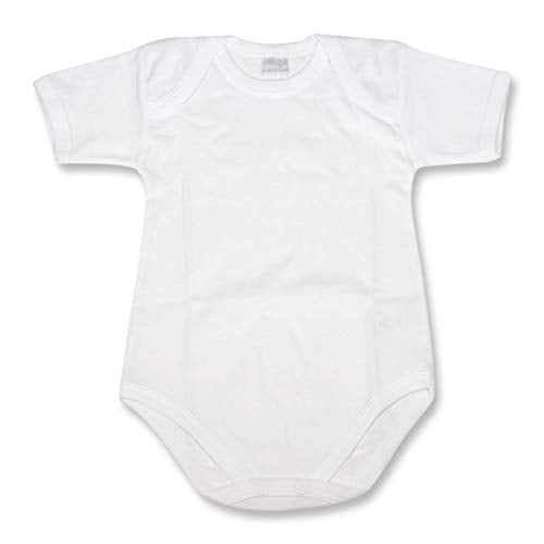 Set da 6 Body Americano Manica Corta Neonato Cotone Garzato AF891 Ellepi-0 Mesi - Home Shopping Italia