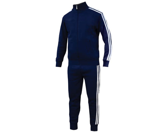 Generic Tuta felpa pantalone bimbo bimba con fascia elasticizzata varie taglie colore blu con zip - Home Shopping Italia