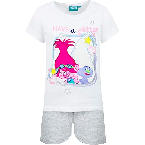 Pigiama Bimba Due Pezzi Trolls - Grigio (4 Anni/Altezza 104 Cm) - Home Shopping Italia