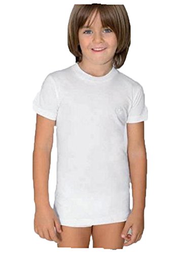 Navigare 3 Pezzi T-Shirt Maglia Girocollo Bimbo Mezza Manica Art. 13020 (7 (9-10 Anni), Bianco) - Home Shopping Italia