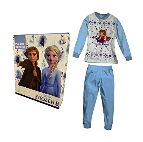 Pigiama Bambino Invernale Frozen, Pigiama in Felpa, Pigiama Bambino Felpato Disney Marvel (6210 Azzurro, 6 Anni) - Home Shopping Italia
