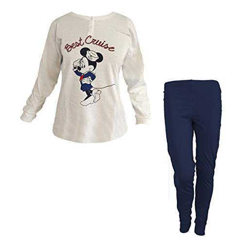 Pigiama Ragazza Lungo in Cotone Minnie Disney Art. 6276 (10 Anni, Bianco) - Home Shopping Italia