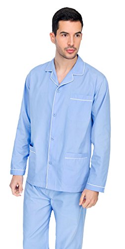 PIGIAMA UOMO MANICA LUNGA APERTO TELA DI COTONE NEW DIPLOMAT ART WO501 - Home Shopping Italia