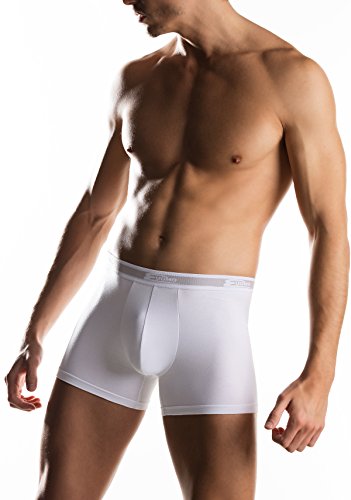 Cotonella Boxer Uomo in Cotone BIELASTICO Art. 2384 -Confezione da 3 Bipack Colori Bianco - Nero - Assortito Bianco 3 - Home Shopping Italia