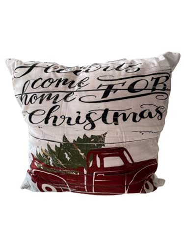 Coppia di cuscini natalizio divano letto sofà con zip led e musica 43X43cm Art. 21025 21026 21024 (21025) - Home Shopping Italia