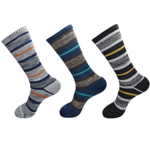 Generico 3 paia di calzini lunghi sopra il ginocchio da uomo alla moda per taglie autunnali e invernali - Home Shopping Italia