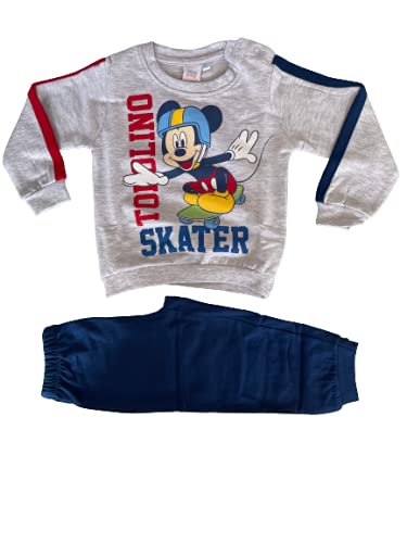 Sabor Pigiama Lungo in Due Pezzi Cotone Felpato Vari Articoli Neonato Maschietto Topolino - Home Shopping Italia