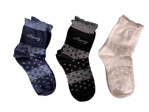 6 paia Calze corte bambina e ragazza varie fantasie colori assortiti caldo cotone - Il Granchietto - Home Shopping Italia