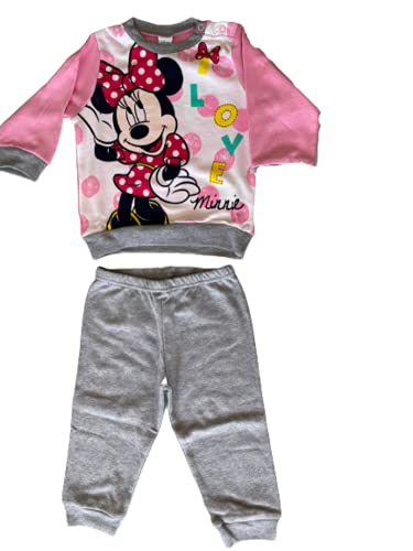 Pigiama neonata Cotone Interlock Due Pezzi Lungo Varie Fantasie - Disney Baby (Art. WI4136 (Fuxia), 24 Mesi) - Home Shopping Italia