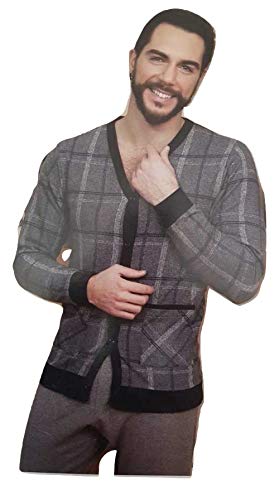 Pigiama uomo Aperto Caldo Cotone Art. P697 - Character Singolare - Home Shopping Italia