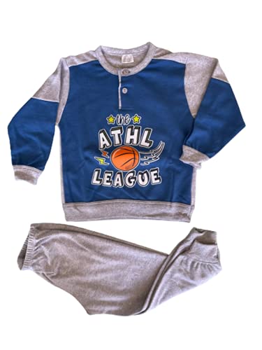Sogno Sondesto Pigiama Serafino Due Pezzi Lungo Bambino e Ragazzo Cotone Interlock Home Shopping Italia