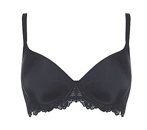 LORMAR Reggiseno Balconcino Mousse Pizzo Coppa C - Realizzato in Pizzo e Microfibra con Ferretto e Coppa Preformata in Tessuto Strech Disponibile nei Colori Bianco, Nero e Noisette - Home Shopping Italia