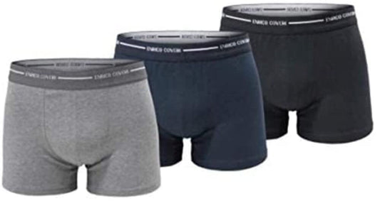Generic Boxer da uomo elastico interno modello a scelta vari colori e taglie disponibile ad 1-3-6-9 pezzi (5/L, Colori classici assortiti scuri, 1) - Home Shopping Italia