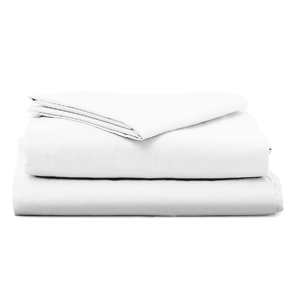 Intrecci Home Completo Lenzuola Matrimoniale, Set Lenzuola in Puro Cotone, Lenzuolo sopra 260x300cm + Lenzuolo sotto 180x200+30cm + 2 federe 52x82cm, Made in Italy, Elegante, Confortevole, Tinta Unita Home Shopping Italia