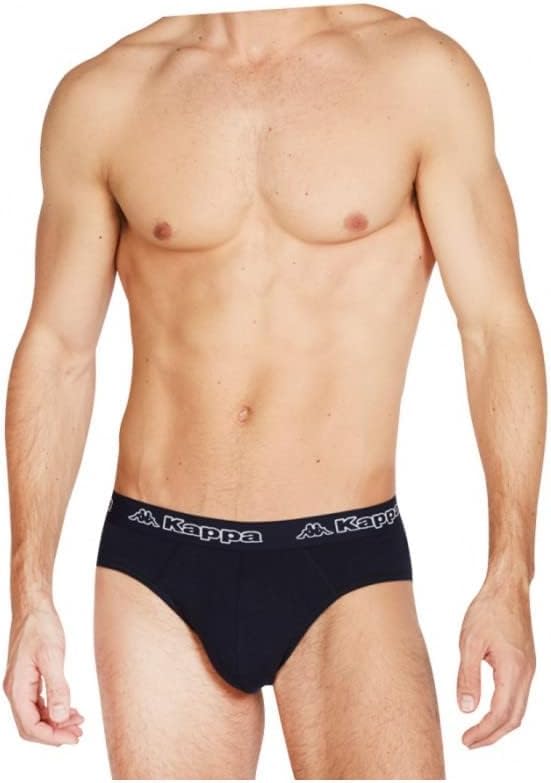 Kappa 3 Pezzi Slip Uomo in Cotone BIELASTICO Promo Disponibile (6 Pezzi Ass. 2BLU-2ANTRACITE-2GRIGIO, L) - Home Shopping Italia