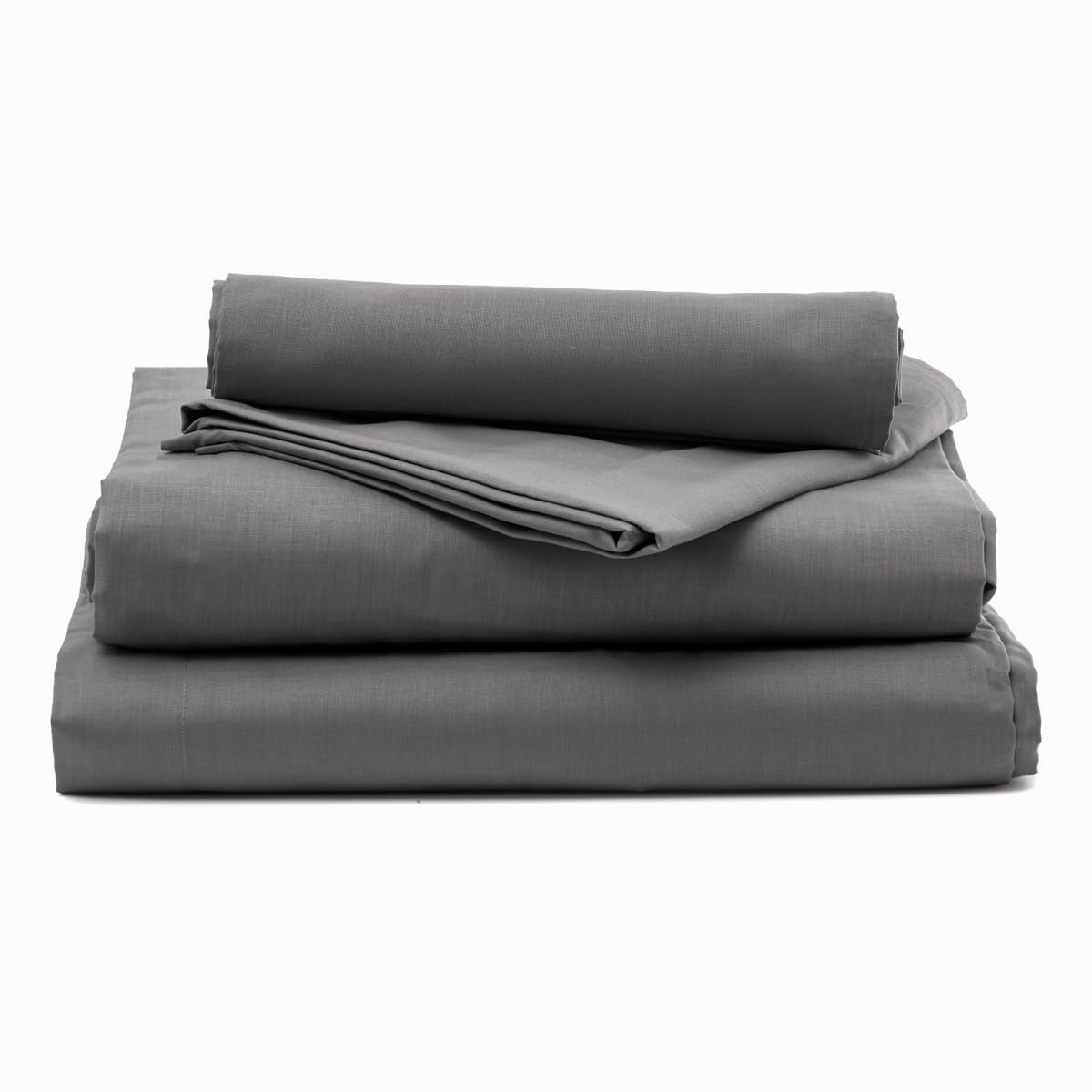 Intrecci Home Completo Lenzuola Matrimoniale, Set Lenzuola in Puro Cotone, Lenzuolo sopra 260x300cm + Lenzuolo sotto 180x200+30cm + 2 federe 52x82cm, Made in Italy, Elegante, Confortevole, Tinta Unita Home Shopping Italia