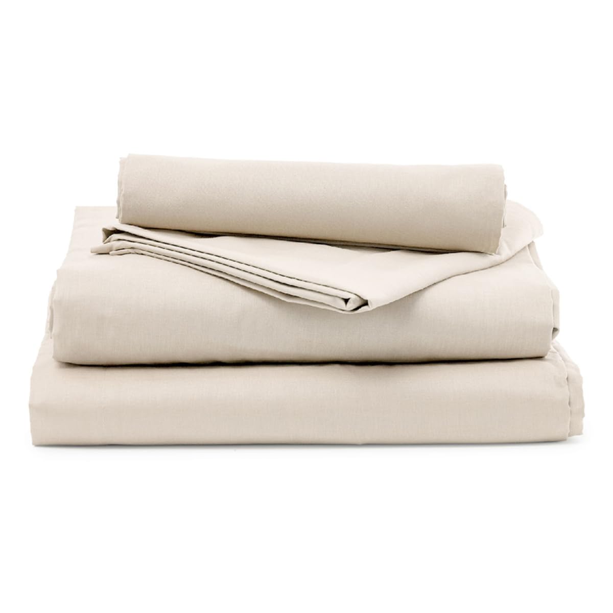 Intrecci Home Completo Lenzuola Matrimoniale, Set Lenzuola in Puro Cotone, Lenzuolo sopra 260x300cm + Lenzuolo sotto 180x200+30cm + 2 federe 52x82cm, Made in Italy, Elegante, Confortevole, Tinta Unita Home Shopping Italia