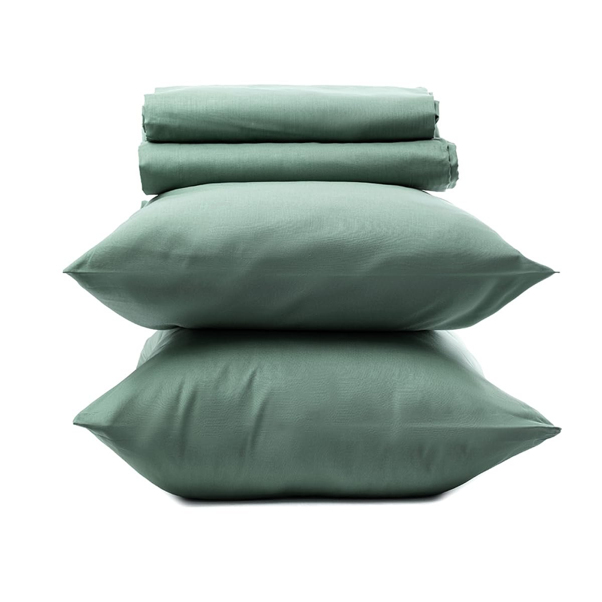 Intrecci Home Completo Lenzuola Matrimoniale, Set Lenzuola in Puro Cotone, Lenzuolo sopra 260x300cm + Lenzuolo sotto 180x200+30cm + 2 federe 52x82cm, Made in Italy, Elegante, Confortevole, Tinta Unita - Home Shopping Italia