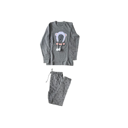 Oronero Pigiama da Donna Felpato Lungo a Due Pezzi Varie Taglie e Colori Art.OD1035 - Home Shopping Italia