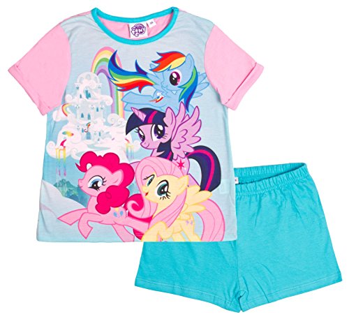 My Little Pony - Pigiama corto da bambina 4 personaggi, blu/rosa. 2-3 Anni - Home Shopping Italia