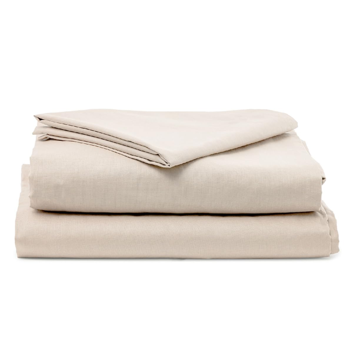 Intrecci Home Completo Lenzuola Matrimoniale, Set Lenzuola in Puro Cotone, Lenzuolo sopra 260x300cm + Lenzuolo sotto 180x200+30cm + 2 federe 52x82cm, Made in Italy, Elegante, Confortevole, Tinta Unita - Home Shopping Italia