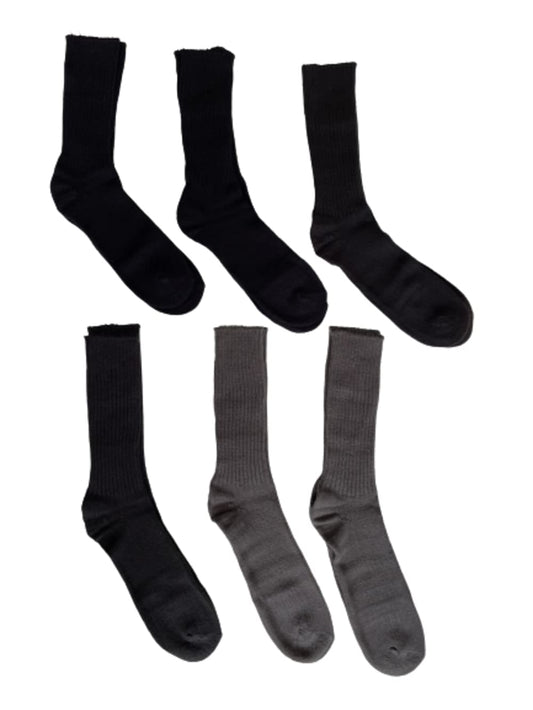 Calzini uomo e donna lunghi e corti in caldo cotone (Pacco da 12) Nero e Assortito Taglia unica Art. 501 e 501/1 - Ciocca - Home Shopping Italia