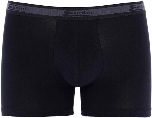Cotonella 6 Boxer Uomo 2384 Cotone BIELASTICO Elastico Esterno Bianco E Nero 3 4 5 6 7 - Home Shopping Italia