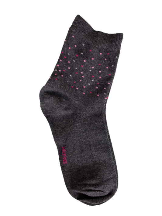 12 paia calza corta donna realizzata in fibra di bamboo fantasie assortite in taglia unica 36-41 - MERITEX