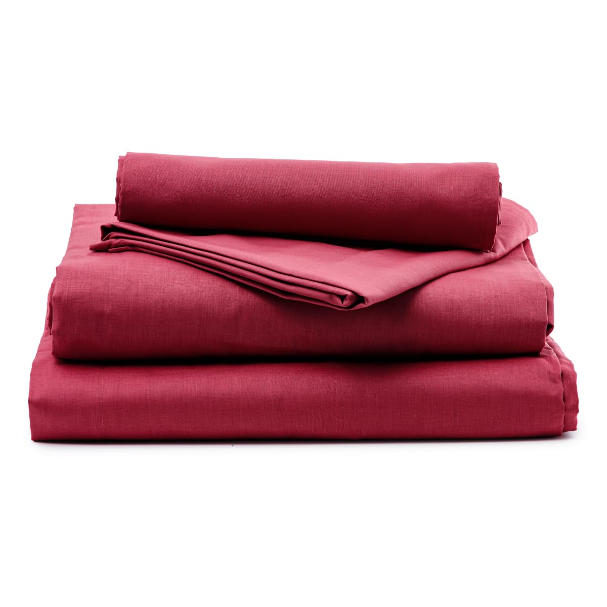 Intrecci Home Completo Lenzuola Matrimoniale, Set Lenzuola in Puro Cotone, Lenzuolo sopra 260x300cm + Lenzuolo sotto 180x200+30cm + 2 federe 52x82cm, Made in Italy, Elegante, Confortevole, Tinta Unita Home Shopping Italia