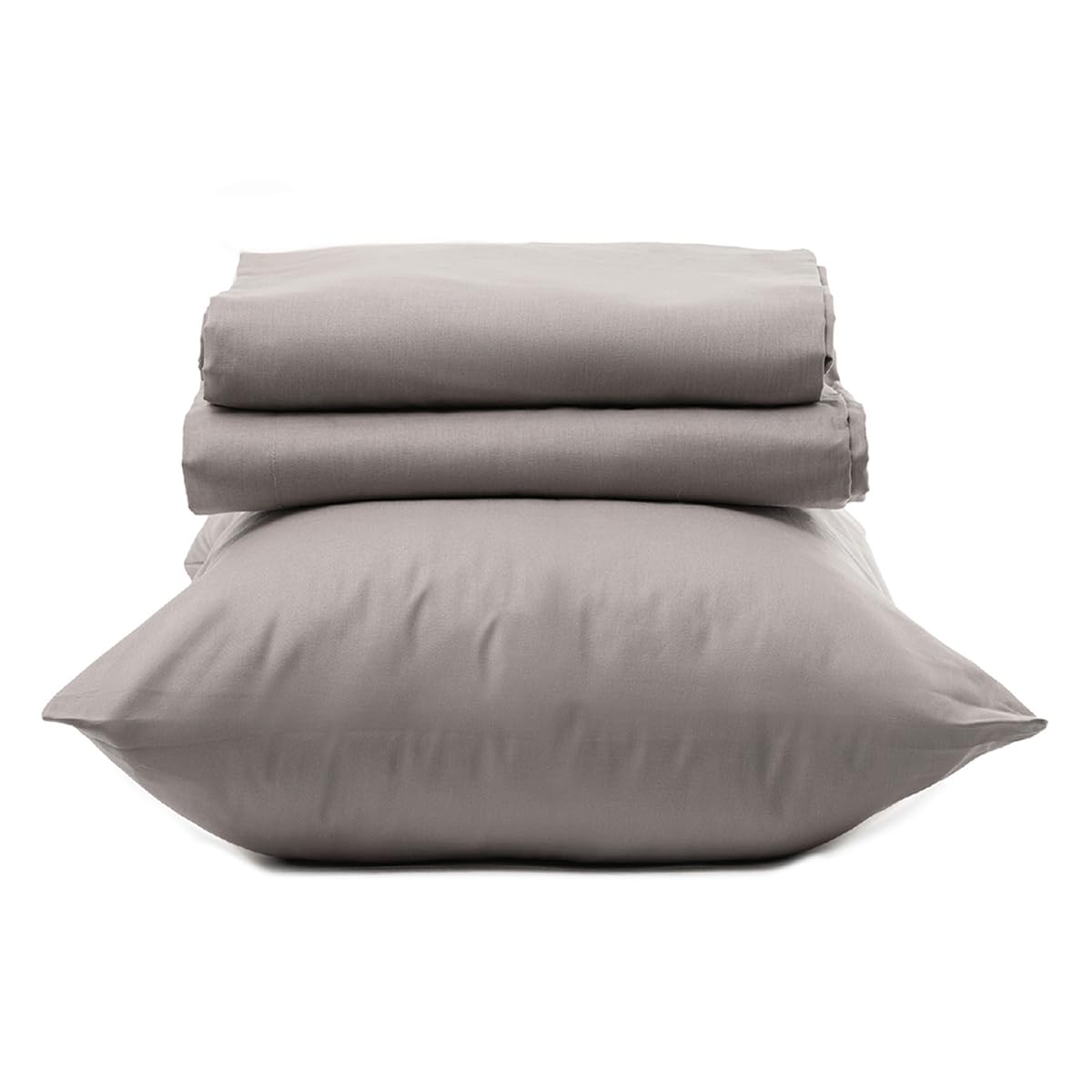Intrecci Home Completo Lenzuola Matrimoniale, Set Lenzuola in Puro Cotone, Lenzuolo sopra 260x300cm + Lenzuolo sotto 180x200+30cm + 2 federe 52x82cm, Made in Italy, Elegante, Confortevole, Tinta Unita Home Shopping Italia