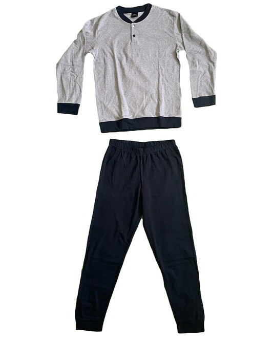 Pigiama Uomo Due Pezzi Manica Lungo Invernale - Il Granchio - Home Shopping Italia