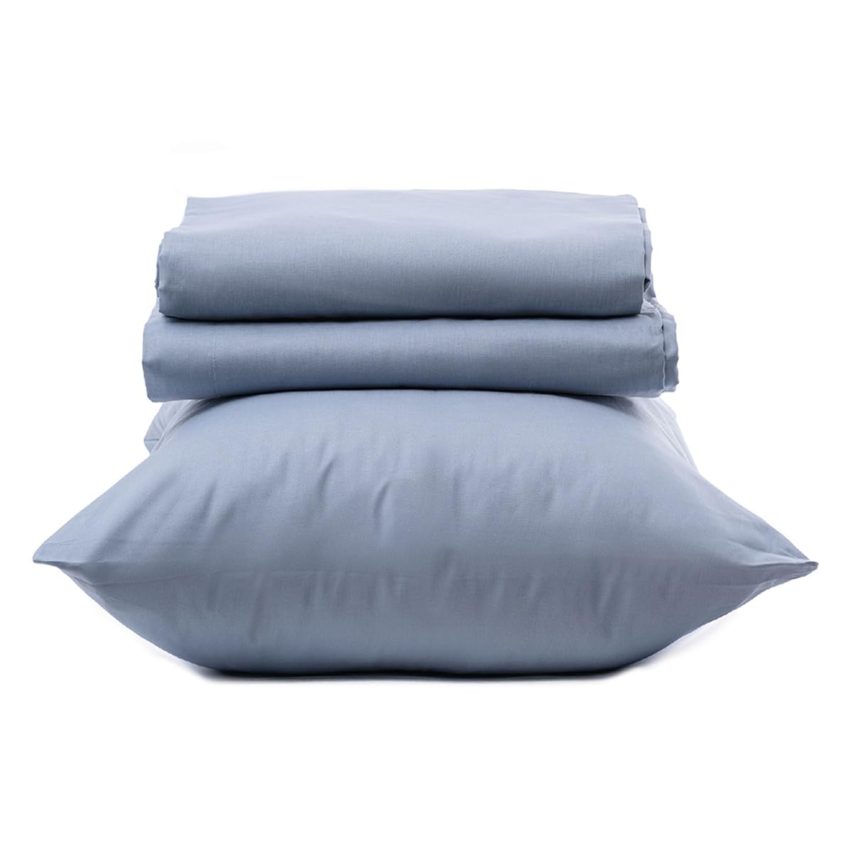 Intrecci Home Completo Lenzuola Matrimoniale, Set Lenzuola in Puro Cotone, Lenzuolo sopra 260x300cm + Lenzuolo sotto 180x200+30cm + 2 federe 52x82cm, Made in Italy, Elegante, Confortevole, Tinta Unita Home Shopping Italia