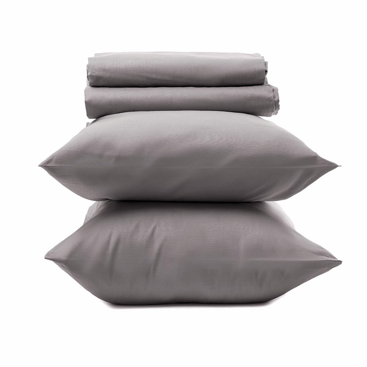 Intrecci Home Completo Lenzuola Matrimoniale, Set Lenzuola in Puro Cotone, Lenzuolo sopra 260x300cm + Lenzuolo sotto 180x200+30cm + 2 federe 52x82cm, Made in Italy, Elegante, Confortevole, Tinta Unita Home Shopping Italia